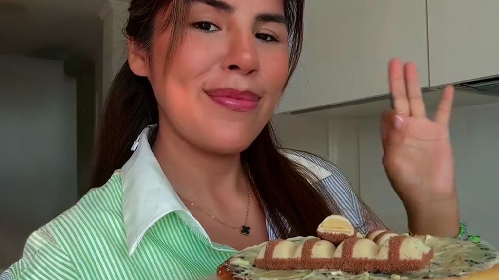 isa pantoja enseña a preparar una tarta de queso con Kinder Bueno y galleta Lotus