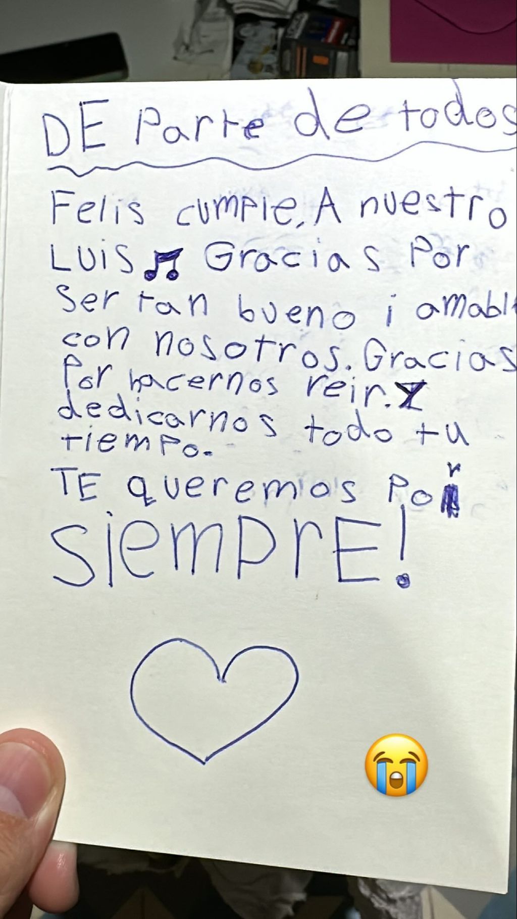 La carta que los hijos de Jessica Bueno han escrito a Luitingo