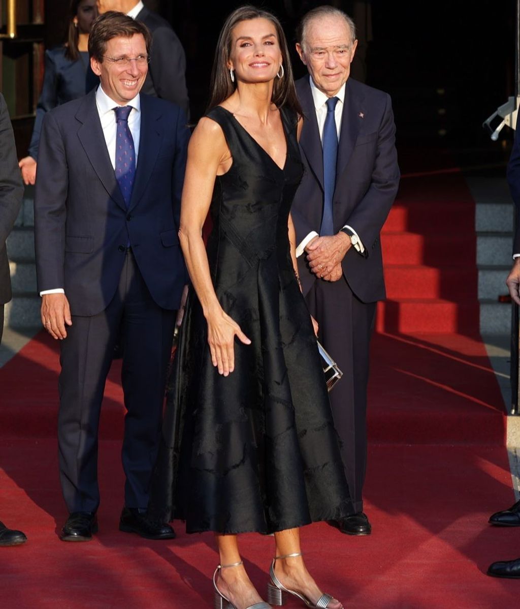 Letizia en la apertura del Teatro Real de Madrid.