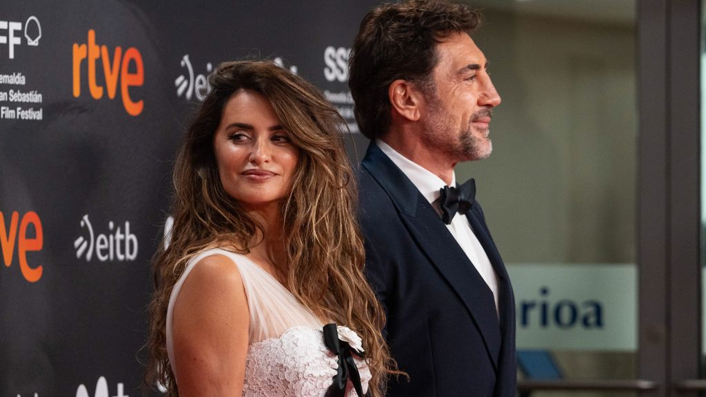 Penélope Cruz y Javier Bardem, en el Festival de San Sebastián