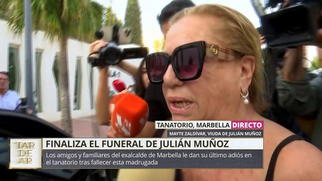 Las primeras palabras de Mayte Zaldívar tras la muerte de Julián Muñoz: “Es un momento difícil, gracias por vuestro respeto”