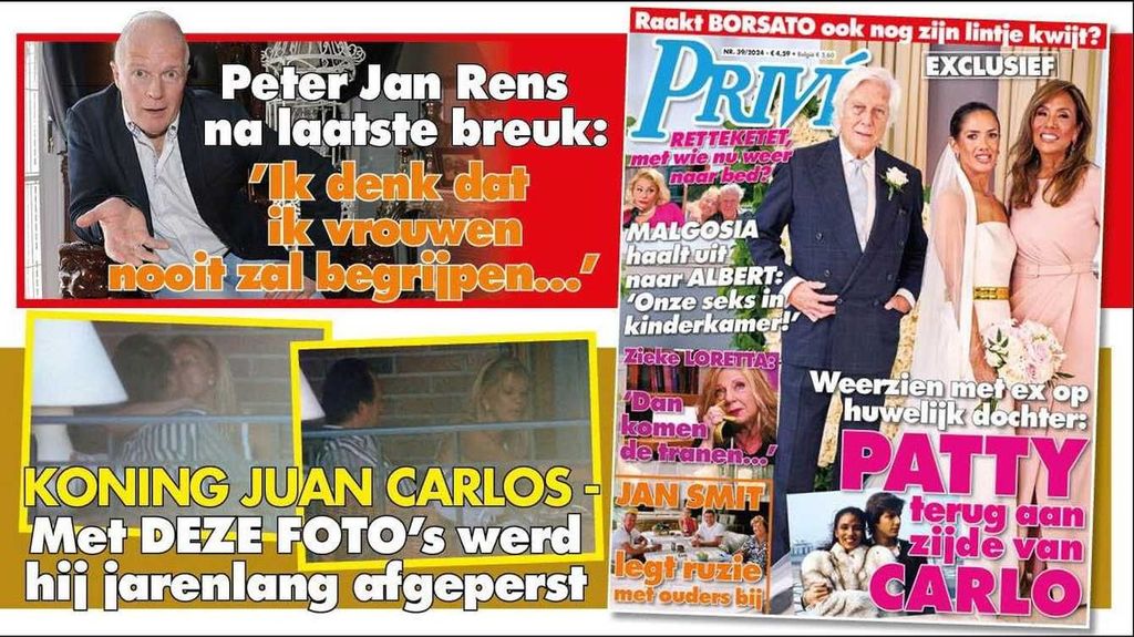 Las fotos del rey Juan Carlos y Bárbara Rey, publicadas en la revista nerlandesa Privé