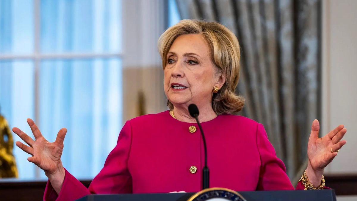 Hillary Clinton durante un acto reciente