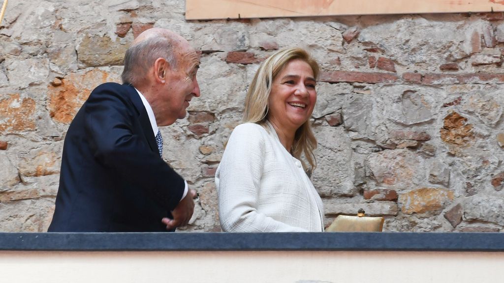 La infanta Cristina este 25 de septiembre.