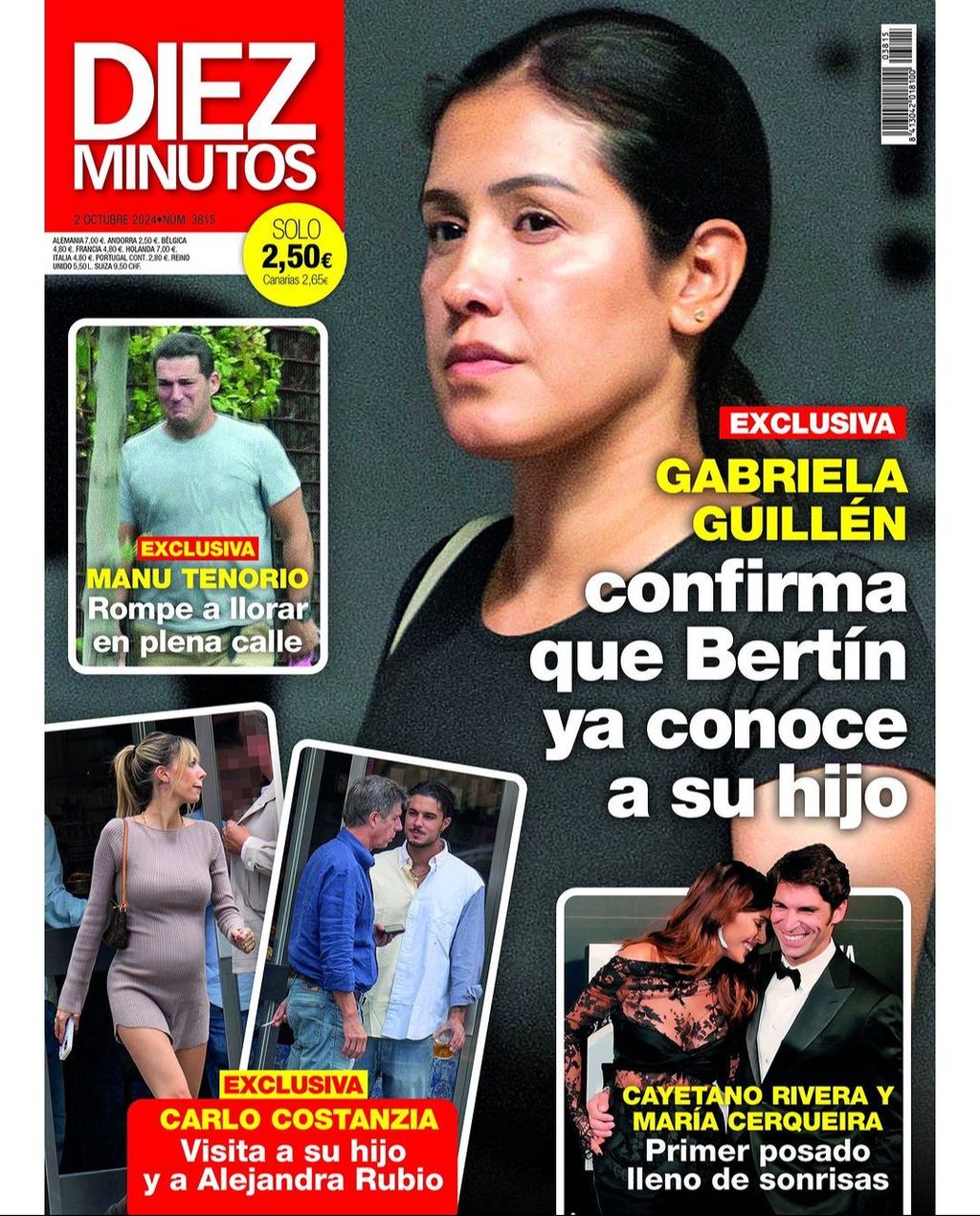 Las imágenes de la reunión familiar, en la portada de Diez Minutos