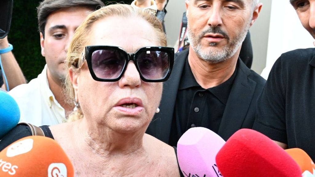 Mayte Zaldivar sale del tanatorio de San Bernabé en Marbella tras el fallecimiento de Julián Muñoz, a 24 de septiembre de 2024, en Marbella (Andalucía, España).
MUERTE;TANATORIO
Fredy Torra / Europa Press
24/9/2024