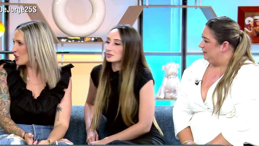 Nuria, Marina y Yiya, en 'El diario de Jorge'