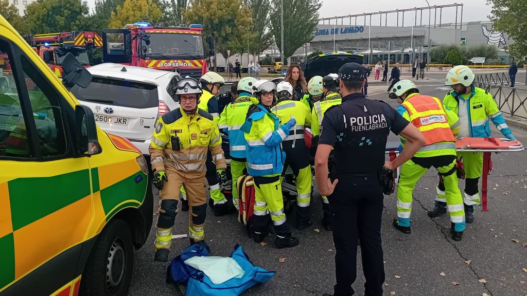 Una mujer herida grave en Fuenlabrada tras ser atropellada por un coche al caer de un patinete