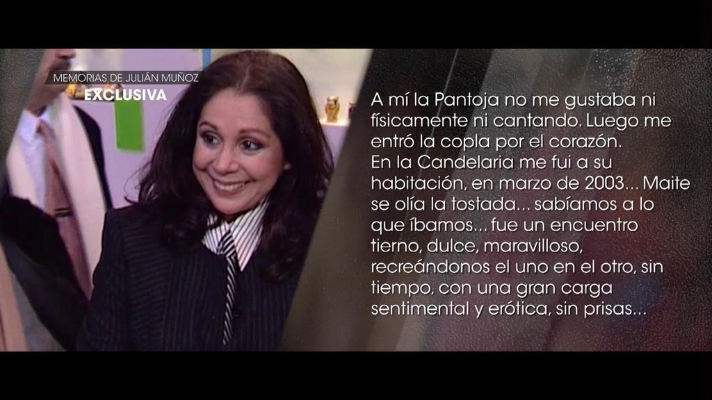 Algunas de las palabras de Julián Muñoz sobre Isabel Pantoja en sus memorias