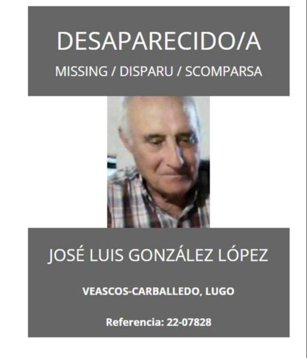 Desaparición de José Luis González López en Carballedo