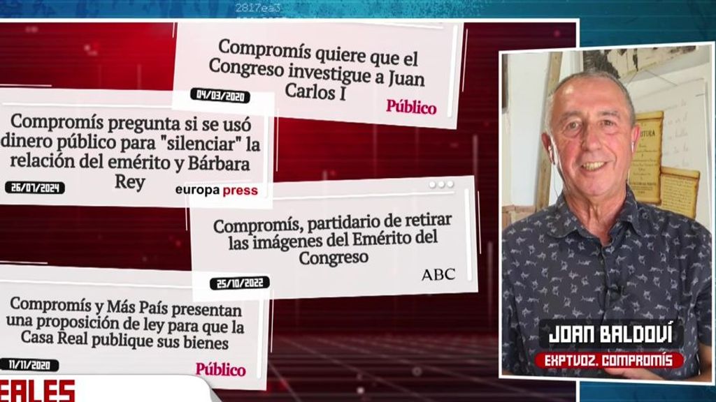 Joan Baldoví, exportavoz de Compromís en 'TEM'