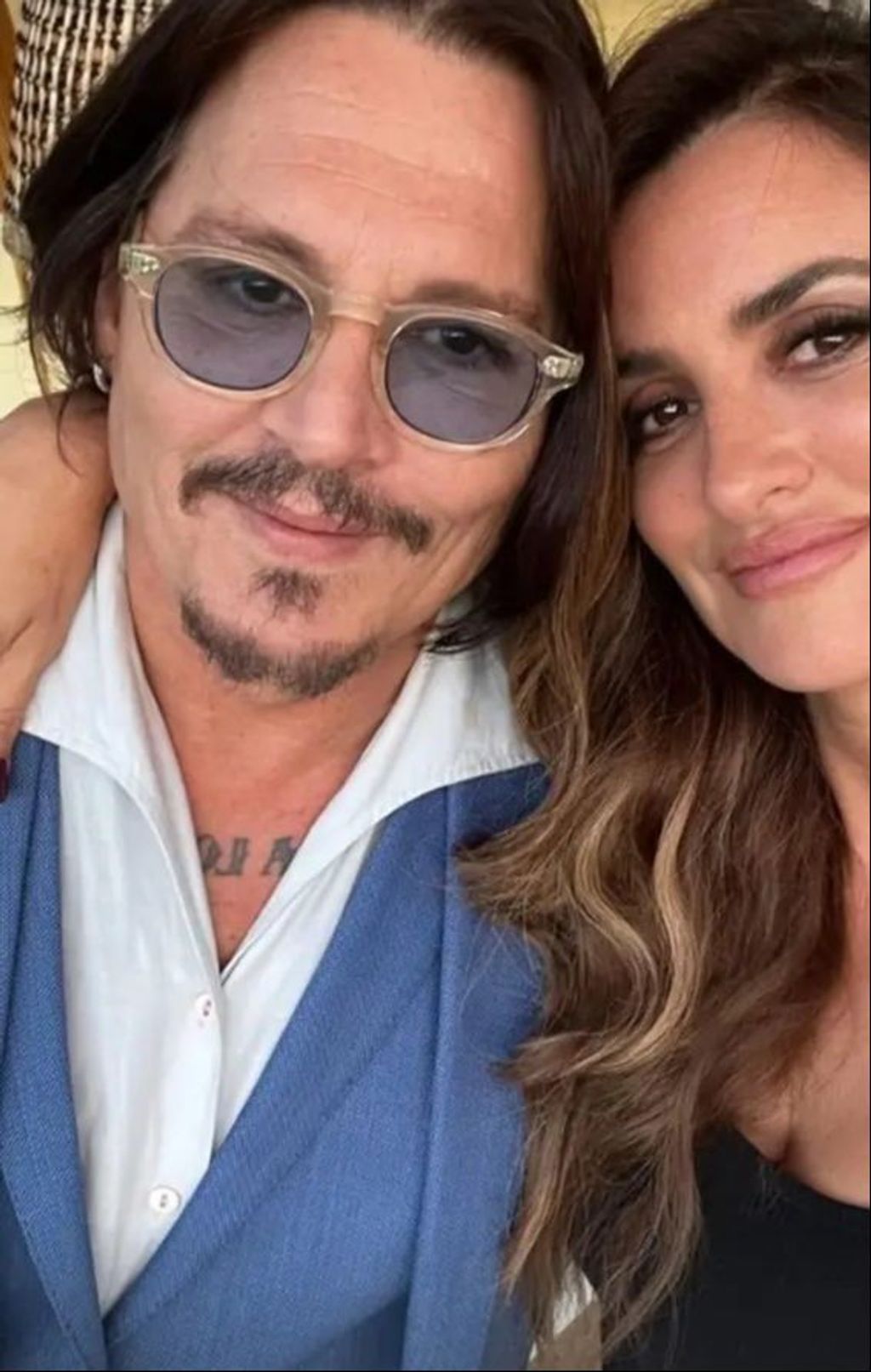 Johnny Depp y Penélope Cruz