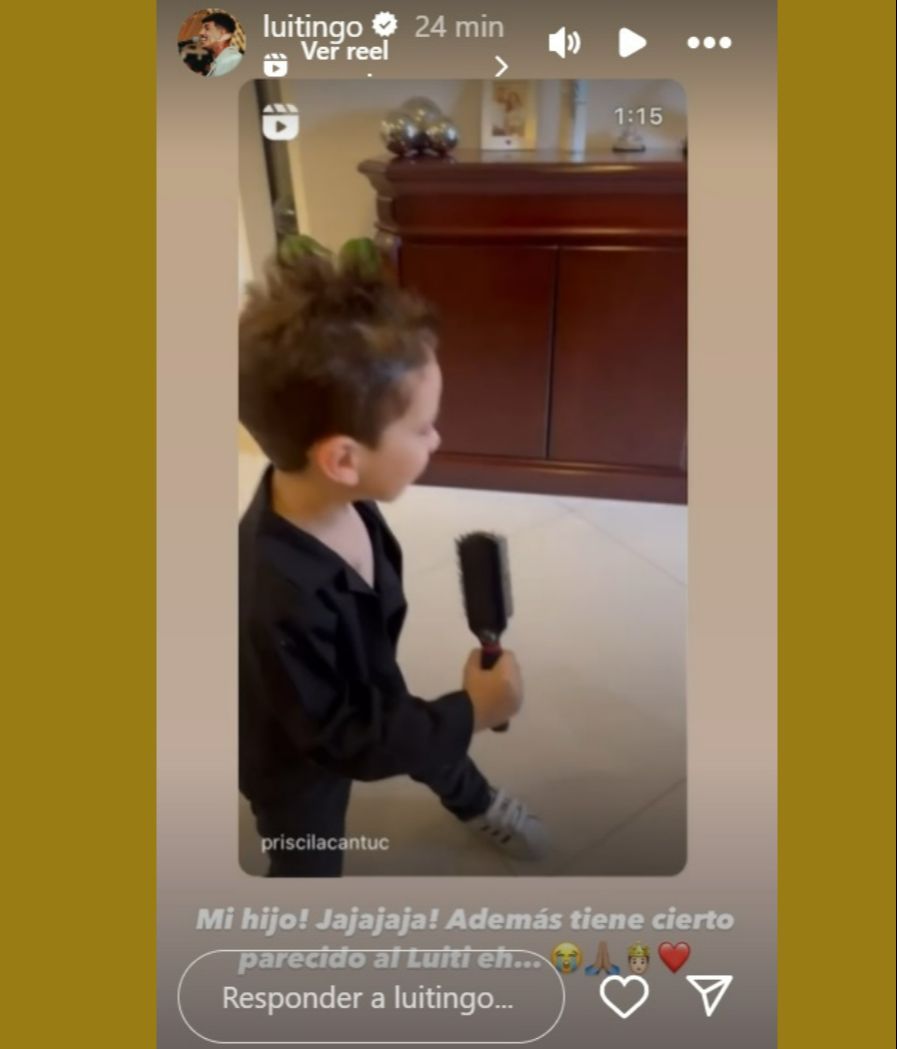 Luitingo fantasea con un hijo que comparta su pasión por la música
