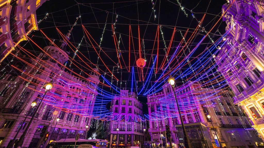 Madrid incorpora la sostenibilidad al alumbrado navideño con casi 12 millones de bombillas LED