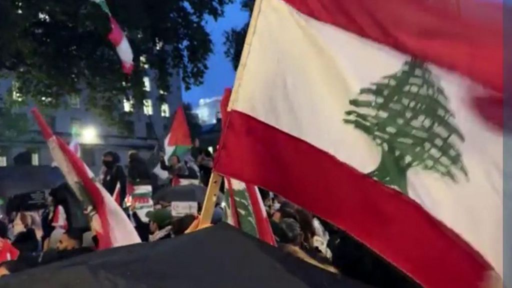 Manifestaciones pro palestinas en Nueva York o Londres