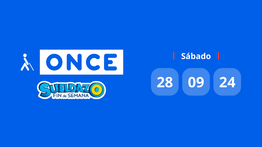 Resultado Sueldazo de la ONCE: comprobar el número premiado hoy sábado 28 de septiembre de 2024