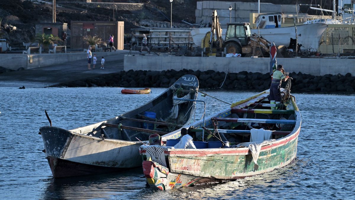 El cayuco naufragado en El Hierro llevaba dos días sin agua y sin comida