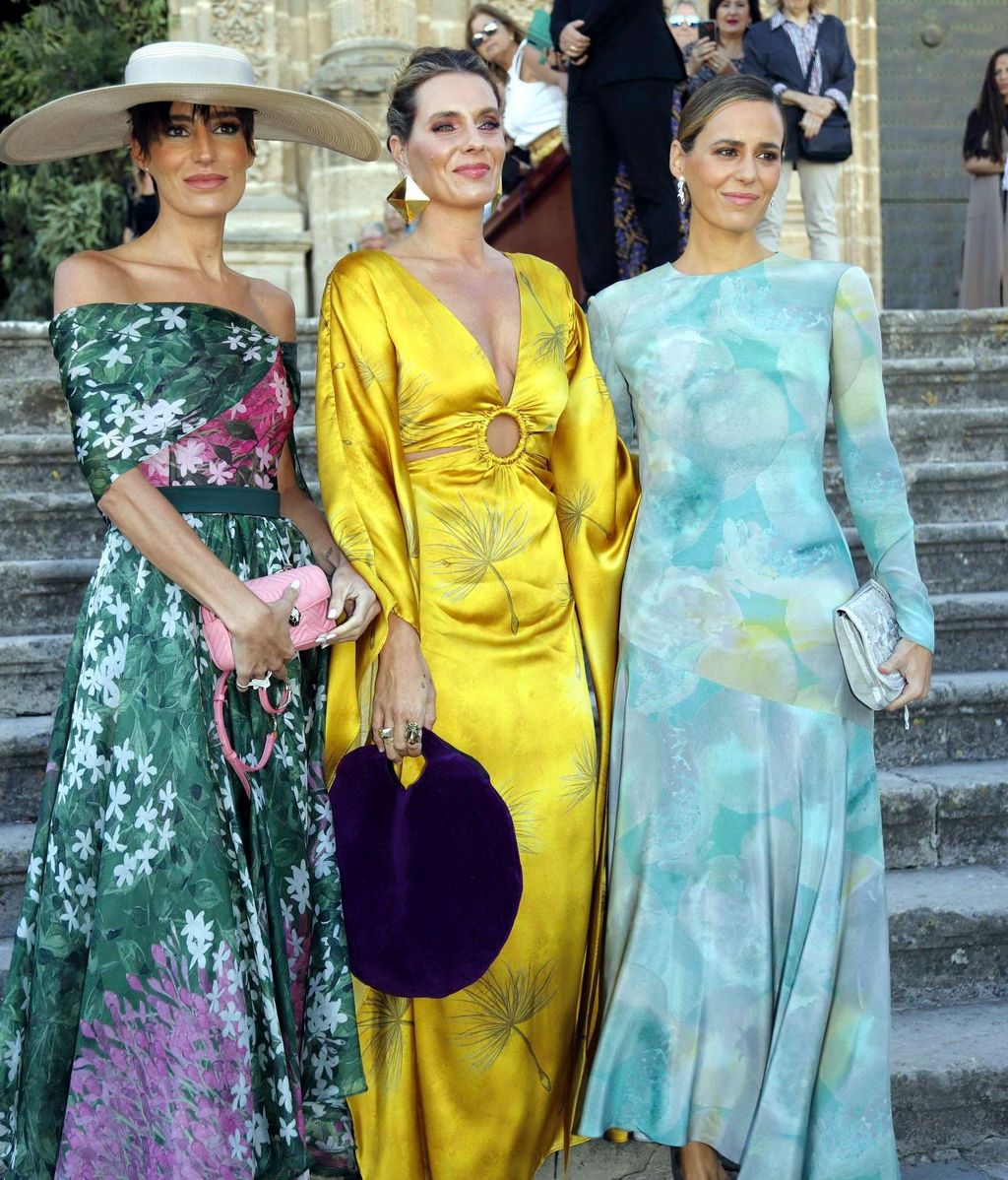 Eugenia, Claudia y Alejandra Osborne en la boda de Ana Cristina Portillo