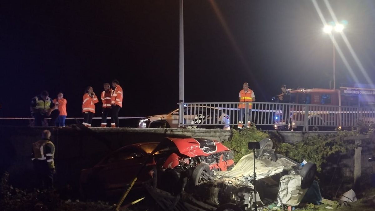 Muere un matrimonio en un choque frontal en Sanxenxo, en Pontevedra