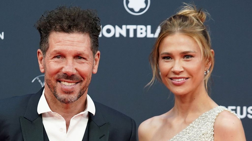 Diego Simeone y Carla Pereyra