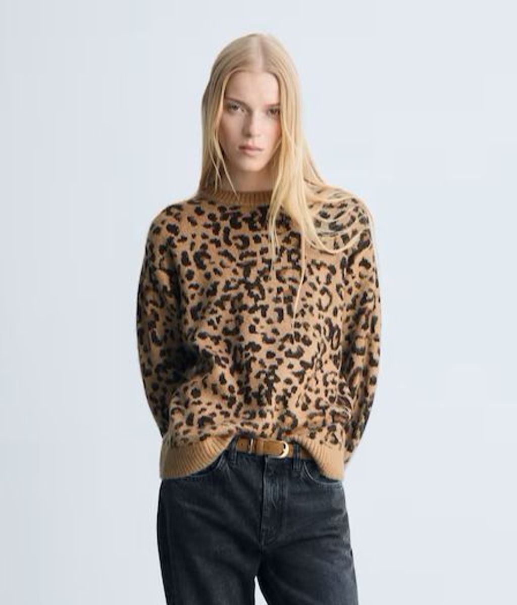 Jersey animal print de Mango