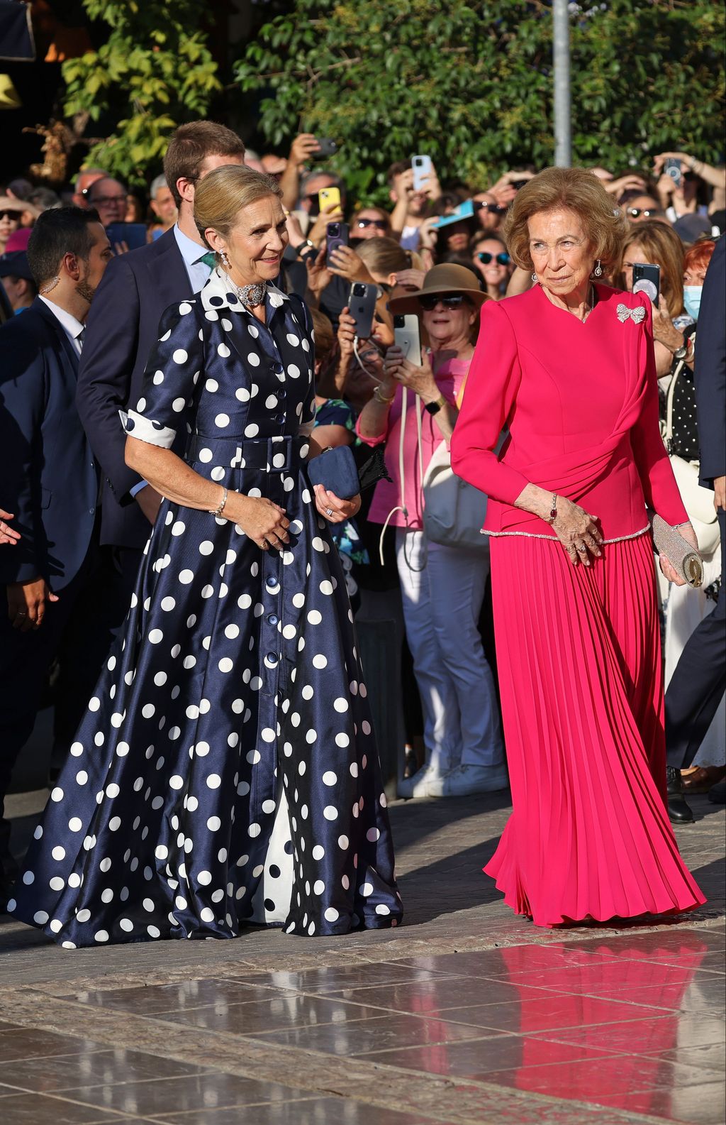 La Infanta Elena de Borbón y la Reina Sofía