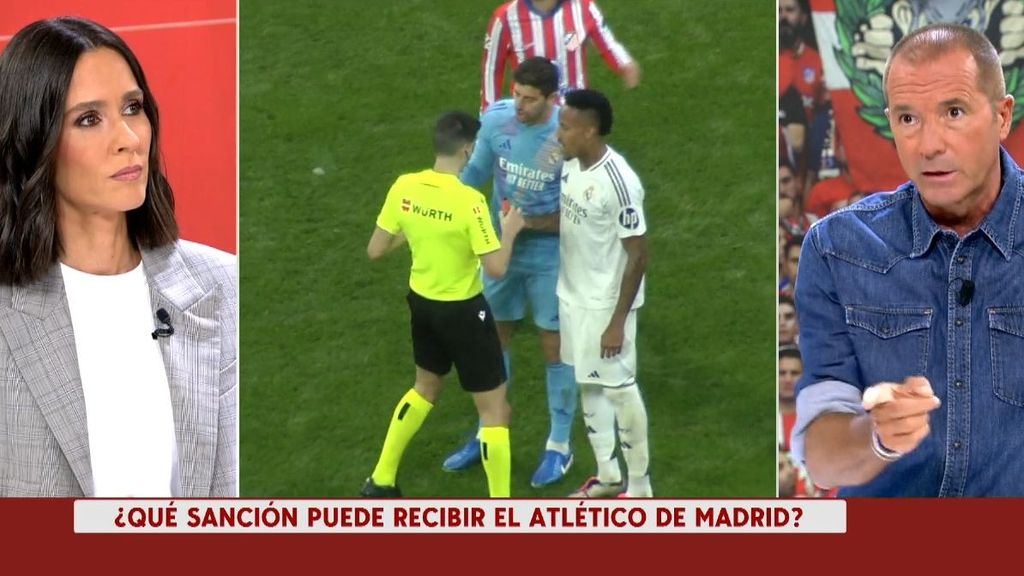 El Atlético-Real Madrid manchado por el lanzamiento de objetos