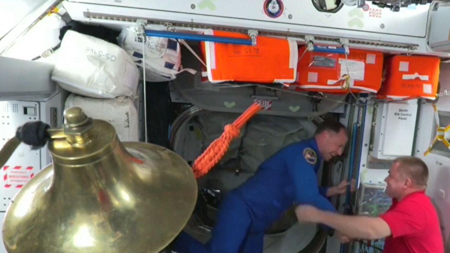 Space X’s Dragon ship arrives at the International Space Station