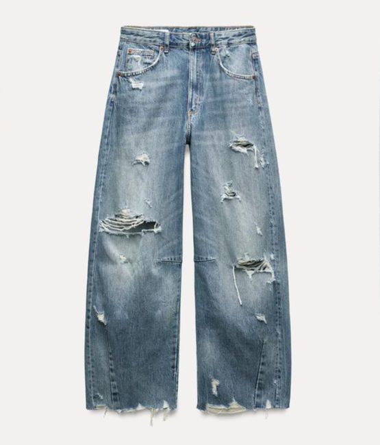 Pantalones vaqueros rotos de Zara