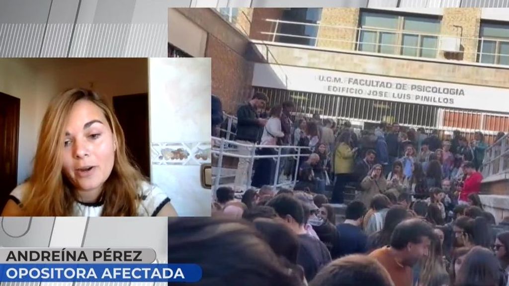 Una afectada por la suspensión de las oposiciones a RTVE: "Fue un caos"