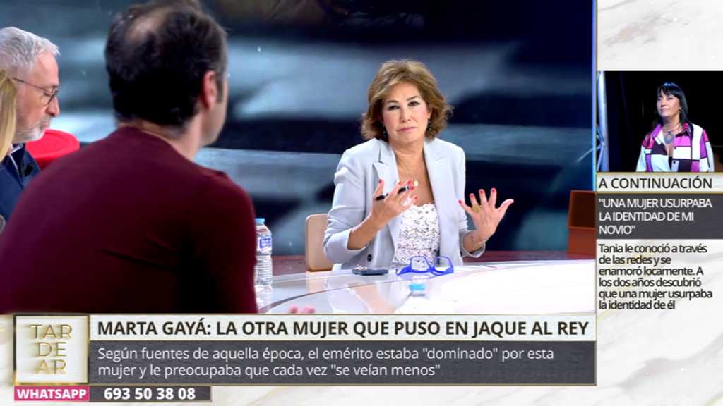 Ana Rosa habla con Javier Chicote, en 'TardeAR'