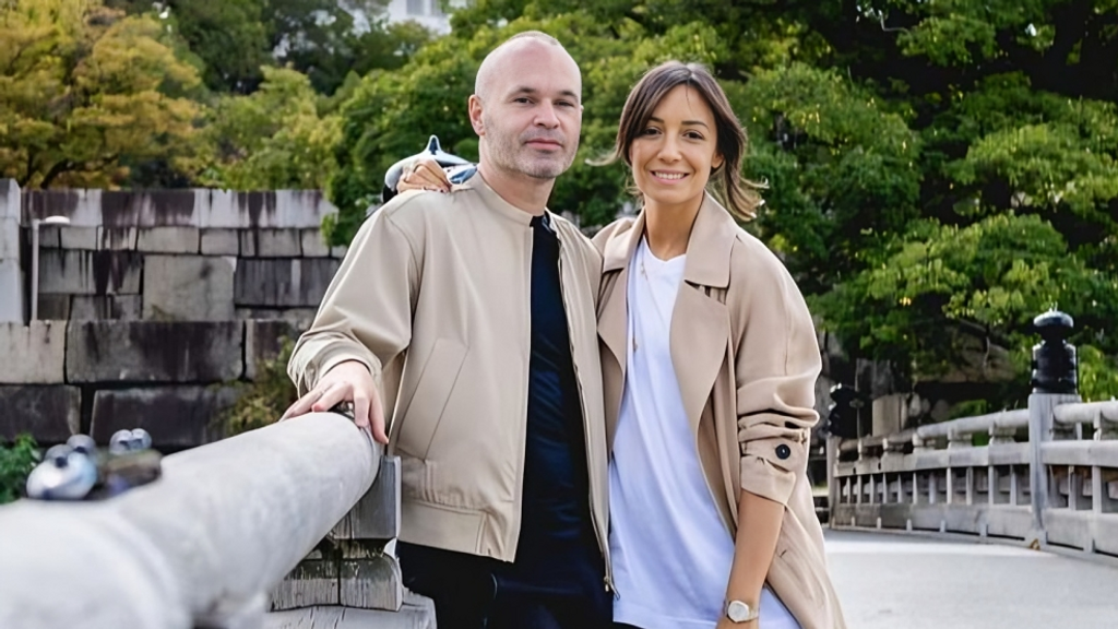 Andrés Iniesta y su mujer, Anna Ortiz, en una imagen de archivo.