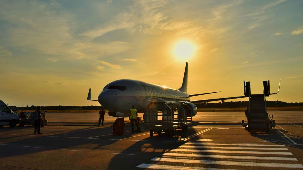 Avión en pista