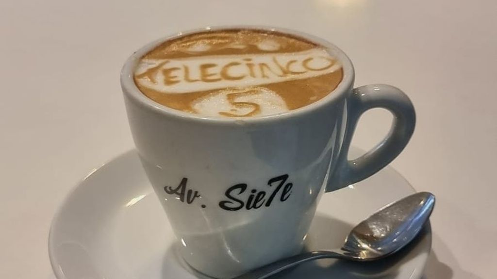 El café con leche de la barista vitoriana para Informativos Telecinco