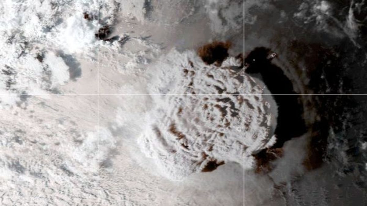 Erupción del volcán Hunga Tonga-Hunga Ha'apai en 2022