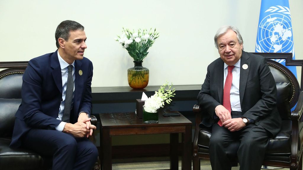 Pedro Sánchez habla con Guterres sobre la escalada en Oriente Próximo y condena el ataque de Irán