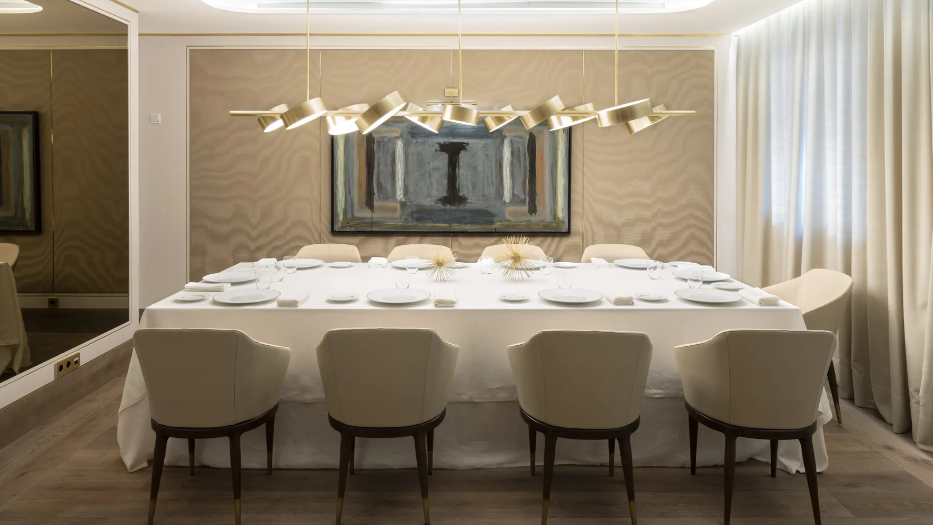 Uno de los reservados del restaurante Saddle