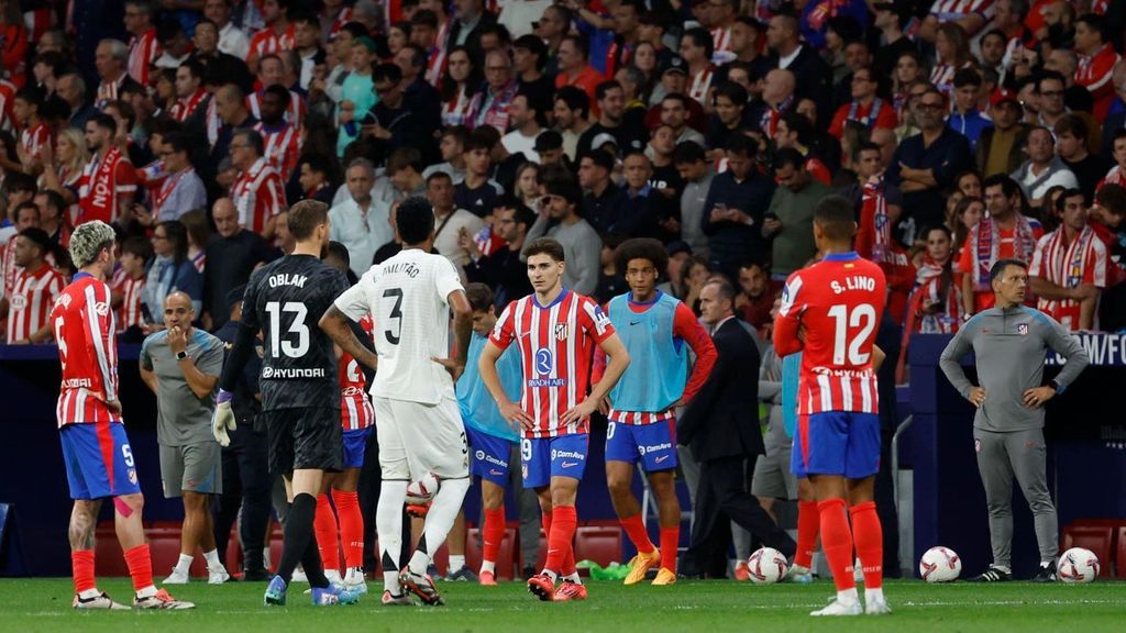 El Atlético de Madrid, sancionado con el cierre parcial del Cívitas Metropolitano por los incidentes del derbi