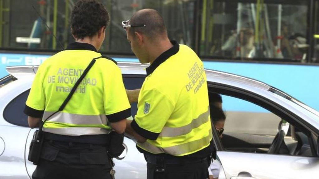 Agentes de Movilidad de Madrid en una foto de Archivo