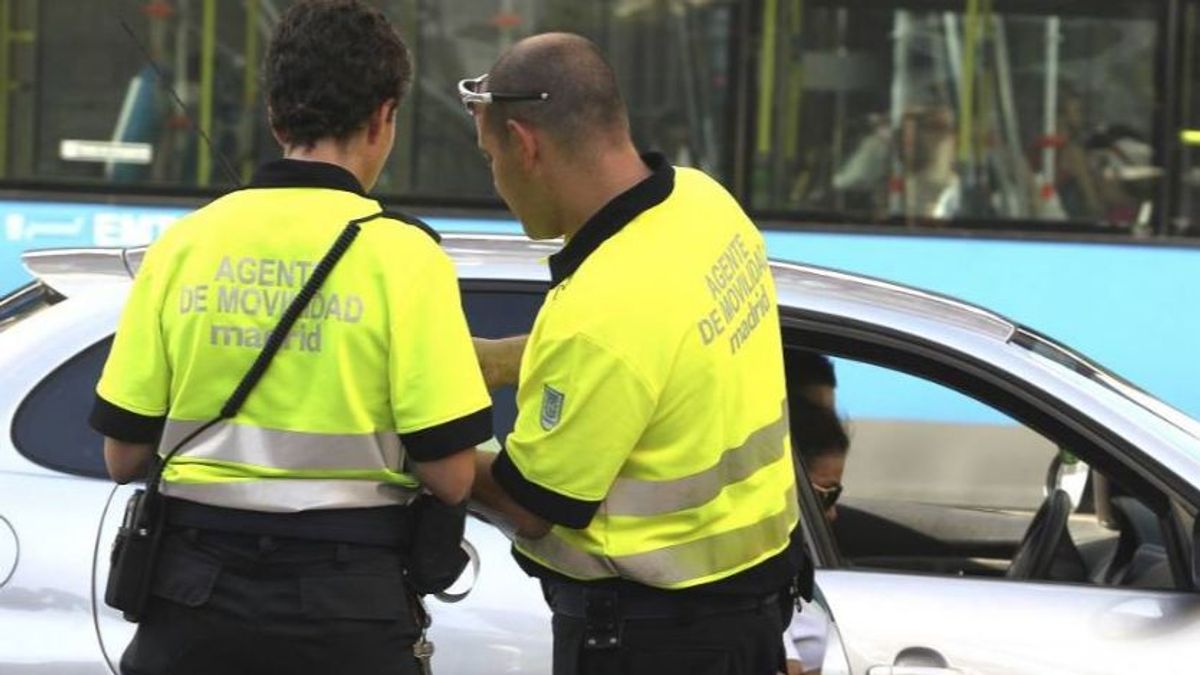 Agentes de Movilidad de Madrid en una foto de Archivo