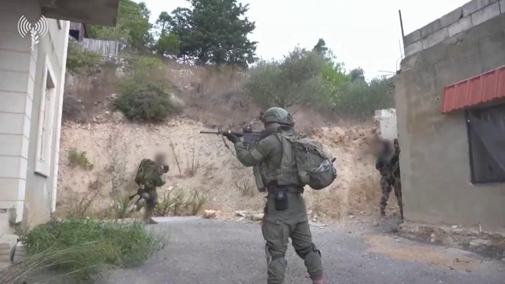 Así entraron las tropas israelís por tierra en Líbano