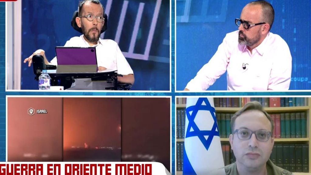 Echenique, muy contundente con el alegato del portavoz del ejército israelí: ''No voy con los que matan niños sin motivo''