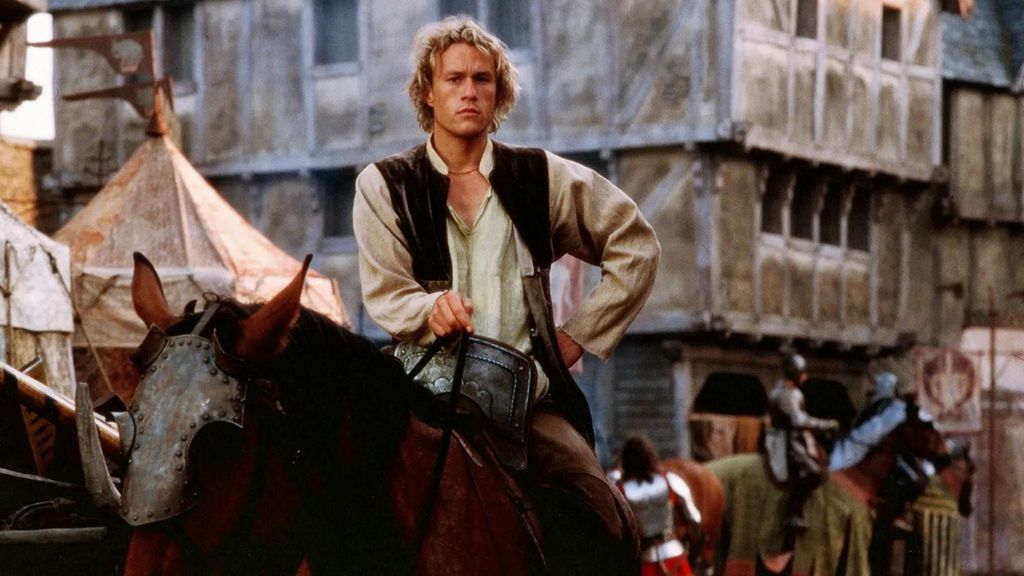 Heath Ledger como William Thatcher en 'Destino de caballero'.