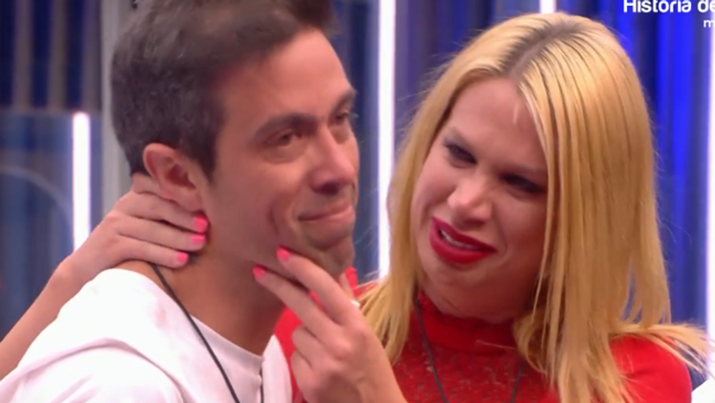 Javier y Vanessa, muy emocionados