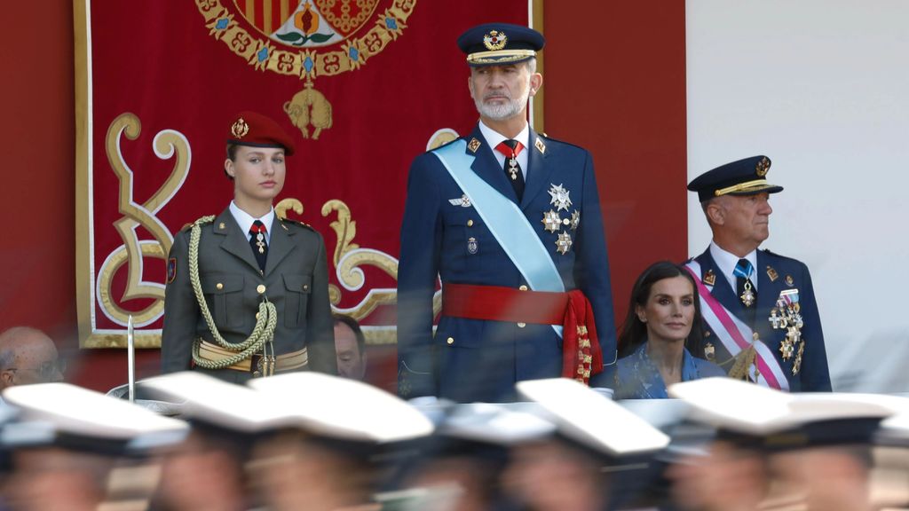 Momento del desfile del dia de la fiesta nacional de 2023