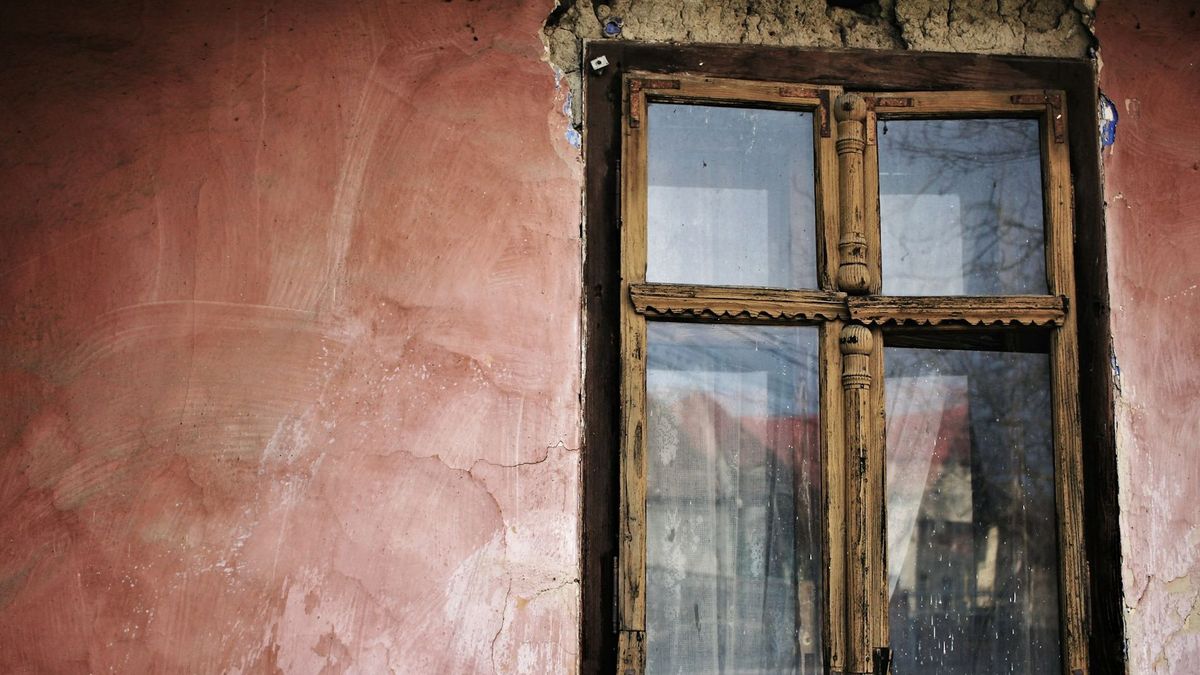 Ventana de una casa antigua