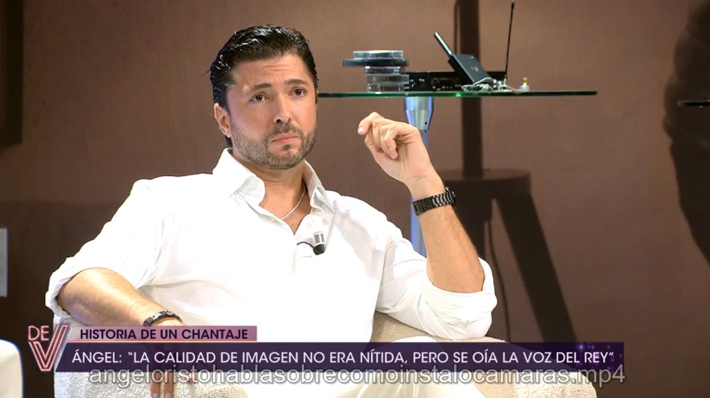 Ángel Cristo, sobre cómo instaló las cámaras de las comprometidas fotos: "Fue un vídeo en el comedor y otro en la habitación"