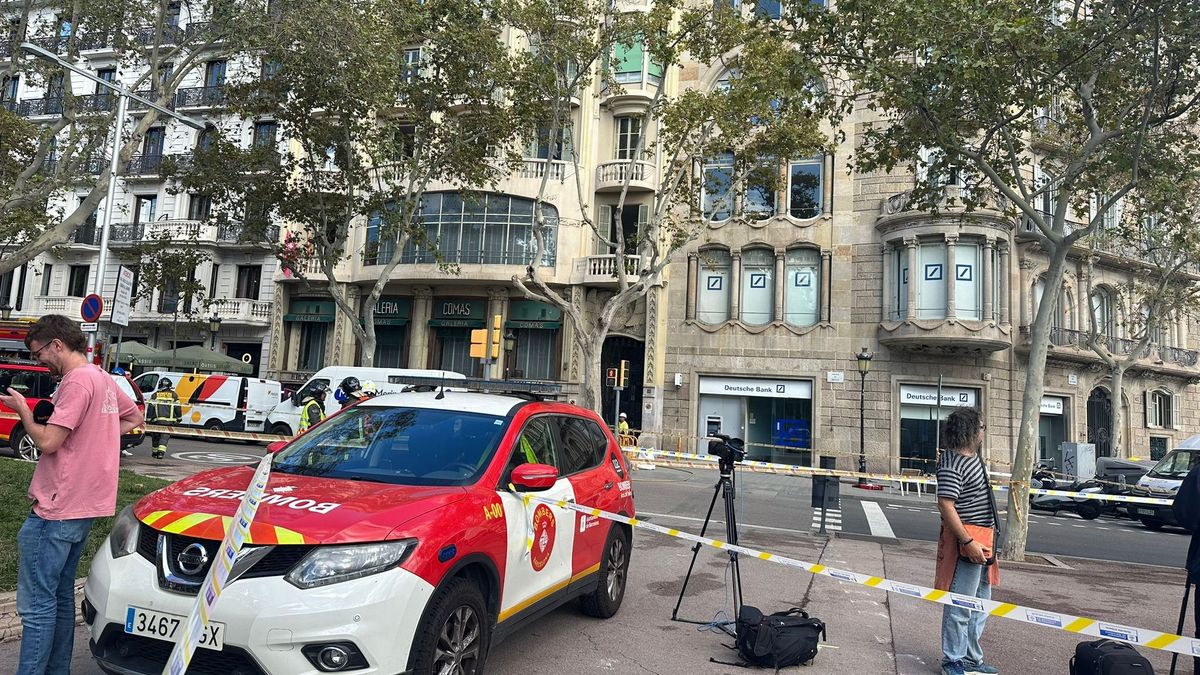 Desalojanun edificio por una fuga de gas en Barcelona