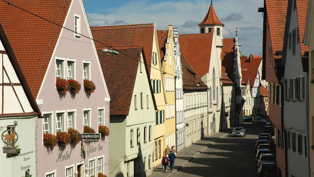 La ciudad de Nördlingen, en el norte de Alemania