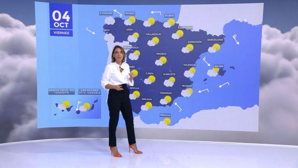 Tiempo estable para este viernes en la mayor parte del territorio peninsular